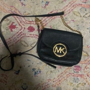 Michael Kors Crossbody, Black, Gently Used